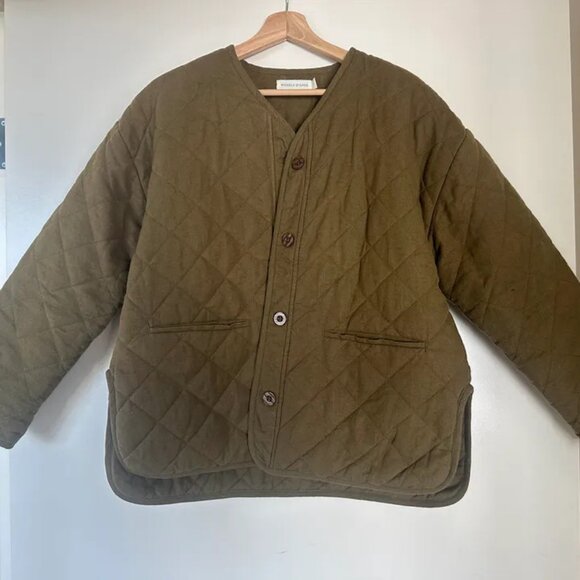 Micaela Greg Cross Quilt Jacket - Size S - Picture 1 of 5